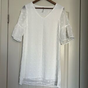 White Polka Dot Dress